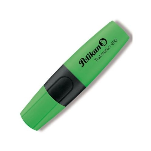 Textmarker verde 490 varf tesit din fetru 1-4mm Pelikan