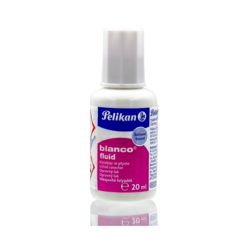 Pasta corectoare Blanco 335844 338590 300872 20ml pe baza de solvent cu pensula Pelikan