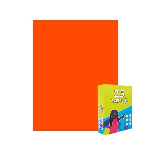 Carton colorat Fabrisa 15564108 50x65cm 180gmp portocaliu intens top 25 coli