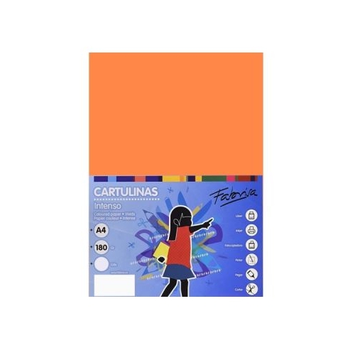 Carton colorat A4 Fabrisa 15518 180gmp portocaliu intens top 250 coli