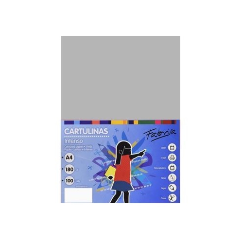 Carton colorat A4 Fabrisa 15491 180gmp gri intens top 100 coli
