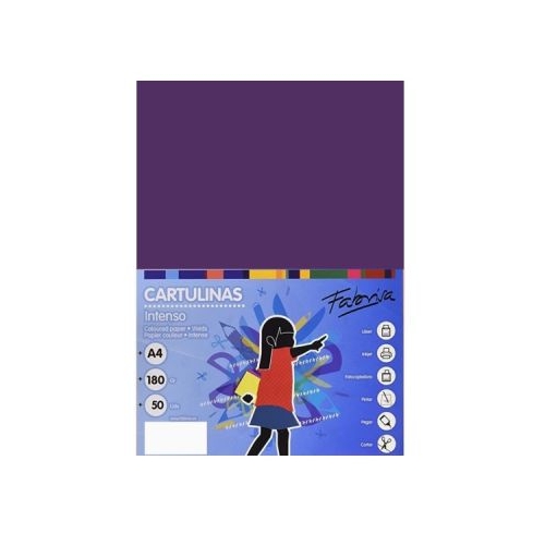 Carton colorat A4 Fabrisa 15470 180gmp mov intens top 50 coli