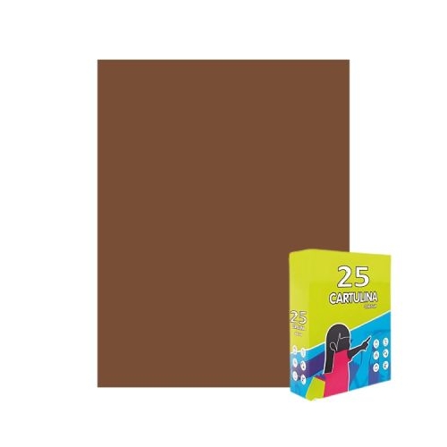 Carton colorat Fabrisa 15571118 50x65cm 180gmp maro intens top 25 coli