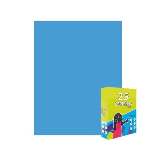 Carton colorat Fabrisa 15567111 50x65cm 180gmp albastru turcoaz intens top 25 coli