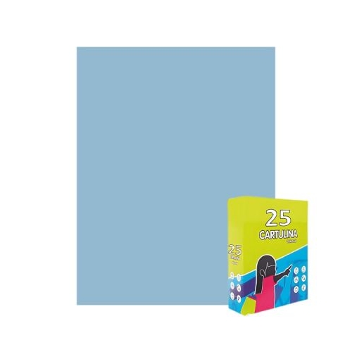 Carton colorat Fabrisa 15562110 50x65cm 180gmp albastru deschis pastel top 25 coli