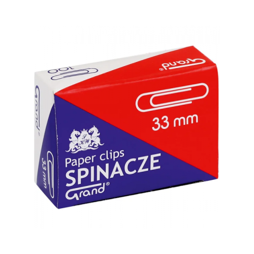 Agrafe Grand Yanda 110-1382 33mm argintii set 100 buc