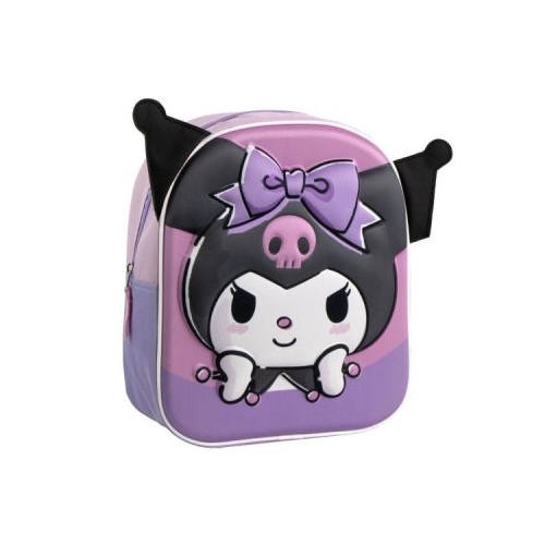 Ghiozdan gradinita Cerda 3D Kuromi 22x27x10 cm 509557