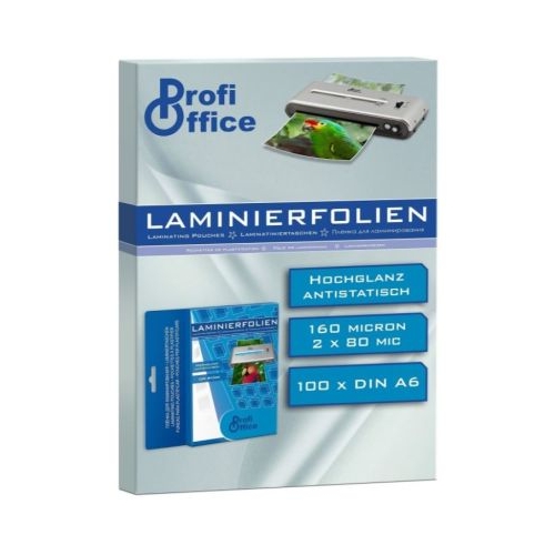 Folie laminare A6 ProfiOffice 80 microni top cu 100 coli