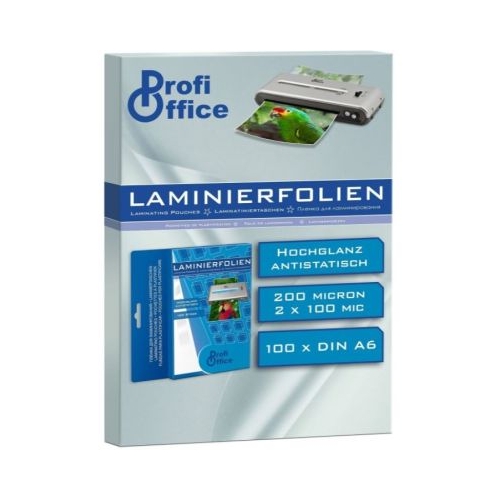 Folie laminare A6 ProfiOffice 100 microni top cu 100 coli