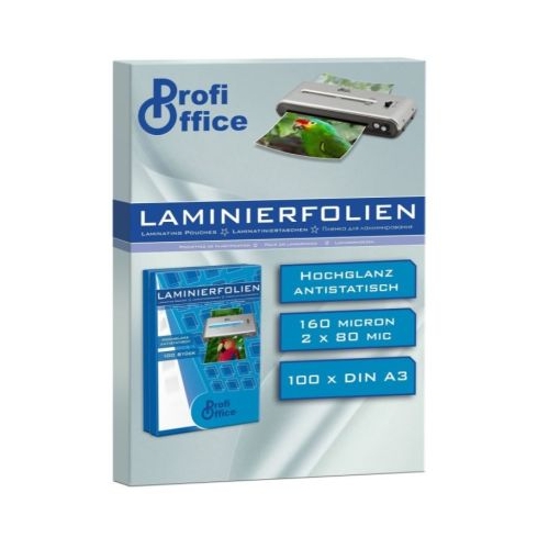 Folie laminare A3 ProfiOffice 80 microni top cu 100 coli