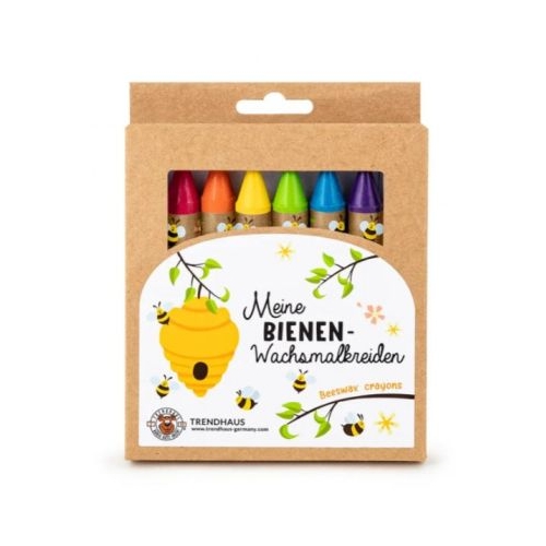 Creioane cerate Trendhaus Jumbo CH28910 6 culori blister carton