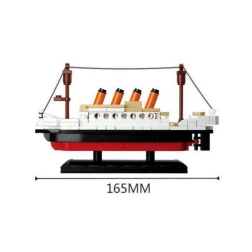 Joc de constructie Vapor Titanic pvc Sluban M38-B0576 194 piese 23. 7x18. 9x4. 5cm