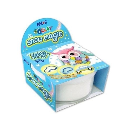Plastilina Amos iClay SM70 70g alb set 70g