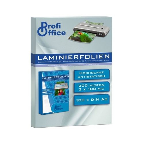 Folie laminare A3 ProfiOffice 100 microni top cu 100 coli