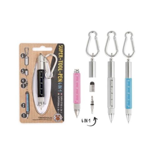 Pix cu bila Trendhaus CH29818 6in1 cu carabina surubelnita rigla 4cm touch diverse culori