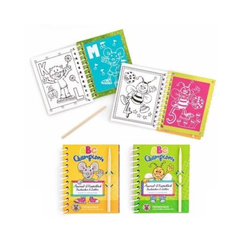 Set creatie notes razuibilcreion 24 pagini Scratchbook Trendhaus 8 5x10. 5 cm CH28645