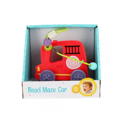 Jucarie bebelusi cu labirint masina de pompieri Bam Bam 469785 18 luni