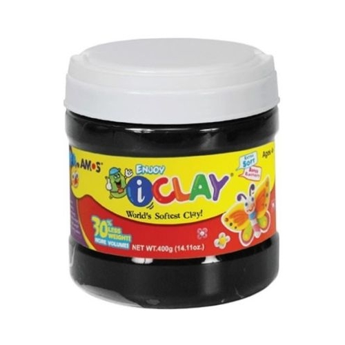 Plastilina Amos iClay 400g Negru