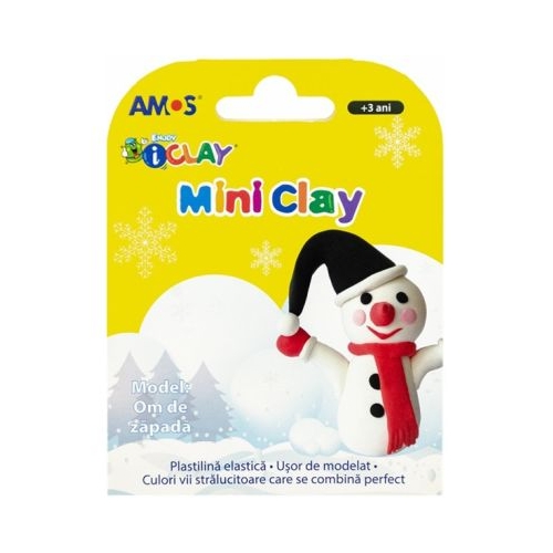 Plastilina Amos iClay AM-27 30g Model om de zapada cutie 4 culori
