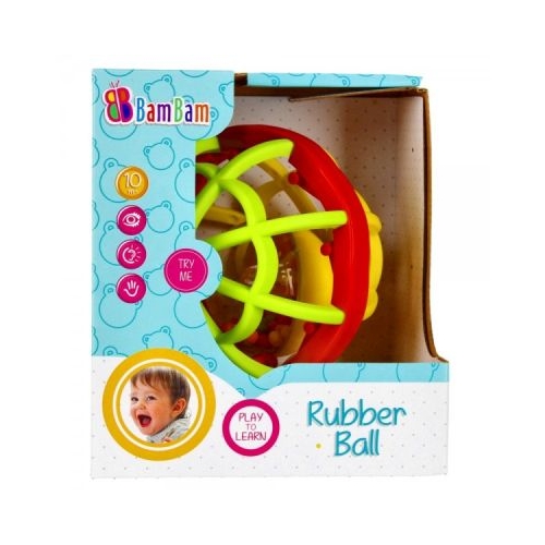 Jucarie bebelusi zornaitoare minge Bam Bam 334936 10 luni