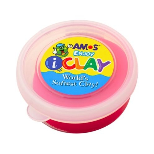 Plastilina Amos iClay PVCIC18G 18g Rosu