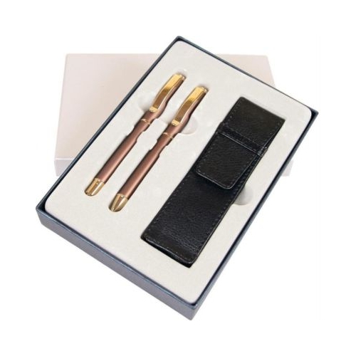 Set cadou stilou  pix  etui Cresco Exclusive S 830147 ES-02 corp metalic bronz