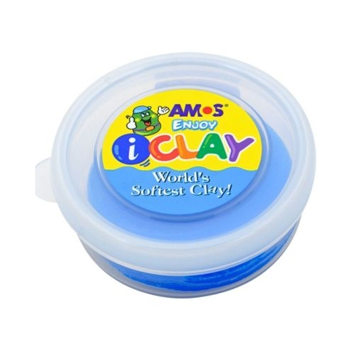 Plastilina Amos iClay PVCIC18G 18g Albastru