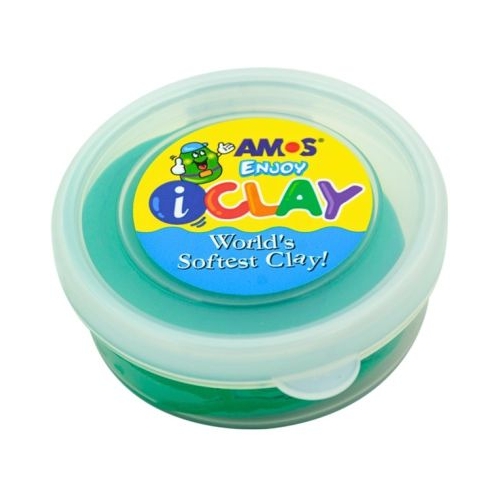 Plastilina Amos iClay PVCIC18G 18g Verde