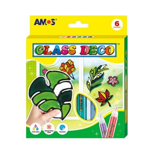 Set creatie AMOS GD10P6 Glass Deco 6 culorix10. 5ml
