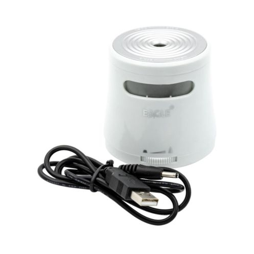 Ascutitoare electrica Eagle TY48USB alimentare USB  2 baterii AA neincluse 1 orificiu 6-8mm plastic alb
