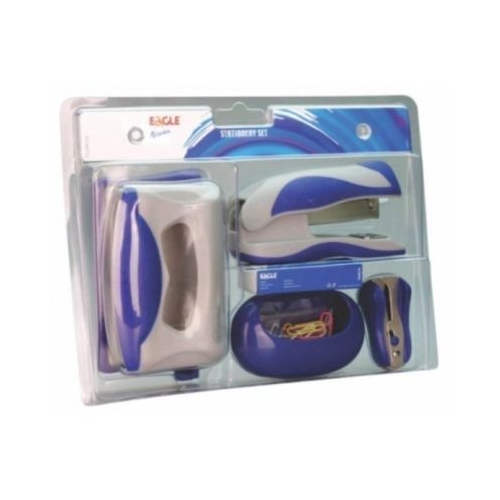 Set accesorii de birou Eagle Alpha J5023CH albastru