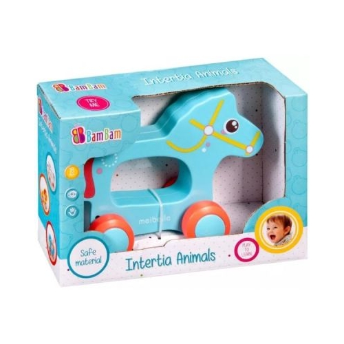 Jucarie bebelusi calut cu roti Bam Bam 383727 18 luni