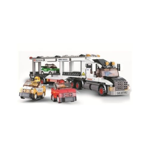 Joc de constructie Tir platforma pvc Sluban M38-B0339 638 piese 47. 5x28. 5x6. 7cm