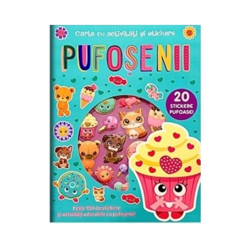 Pufosenii. Carte cu activitati si stickere