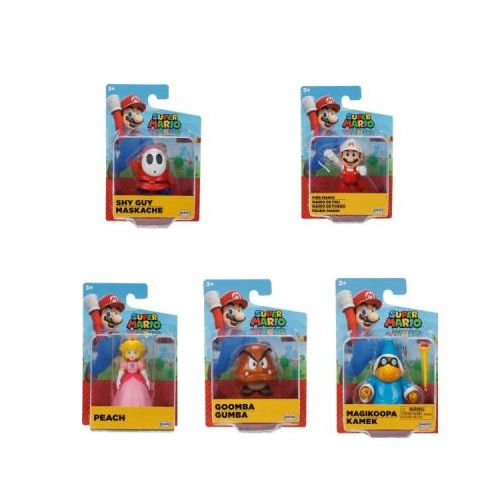Figurina articulata 6 cm diverse personaje S42 Nintendo Mario