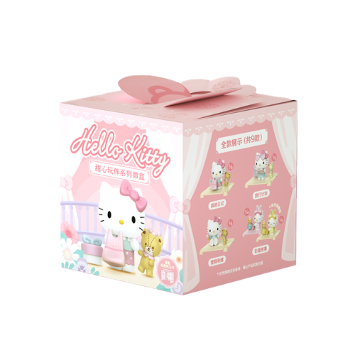 Hello Kitty Figurina ascunsa in cutie 6. 5 cm Sweetheart Playmate