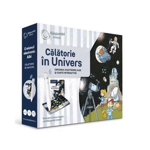 Pachet Raspundel Istetel creion si carte Calatorie in univers