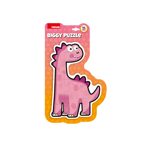 PUZZLE DIN SPUMA EVA MAXI CU 10 PIESE ROZ PUEDO