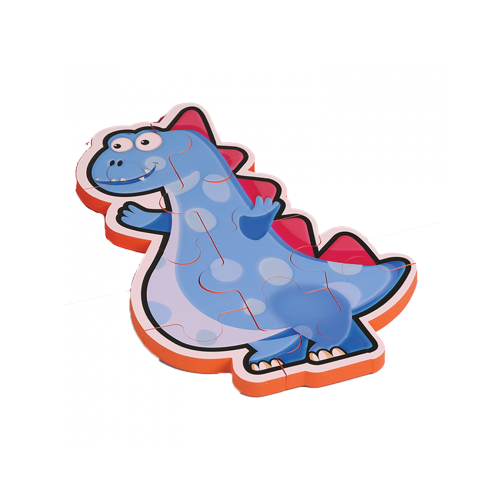 PUZZLE DIN SPUMA EVA MAXI CU 10 PIESE ALBASTRU PUEDO