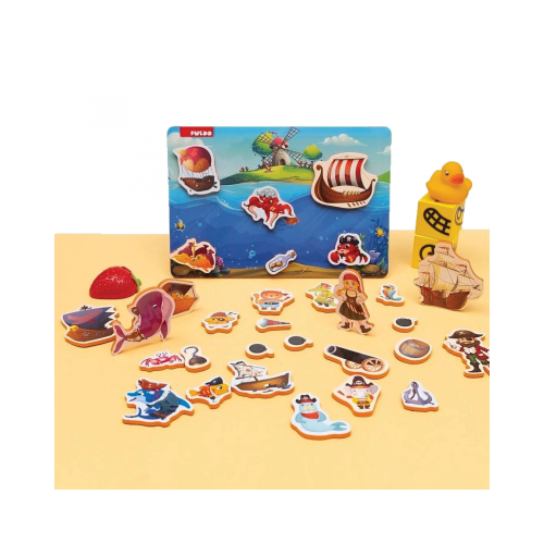 JOC MAGNETIC DIN SPUMA EVA PIRATI PUEDO