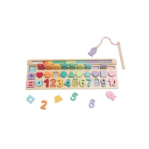 JOC PUZZLE DIN LEMN 4 IN 1 35 DE PIESE MOMKI