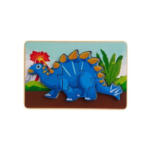 PUZZLE DIN LEMN TUOJIANGOSAURUS 8 PIESE MOMKI