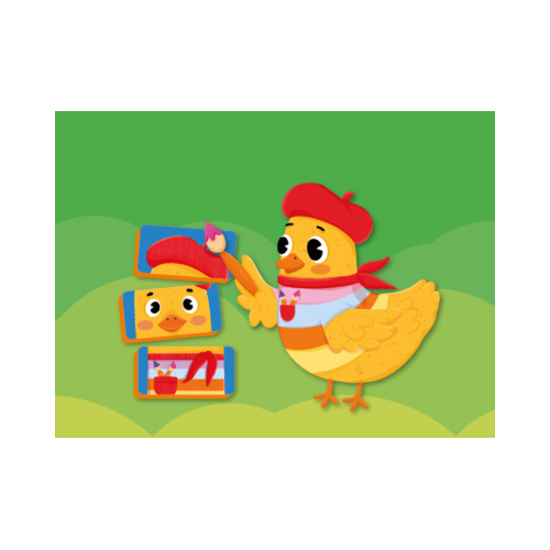 PUZZLE MAGNETIC DIN SPUMA EVA CU FETE PUEDO