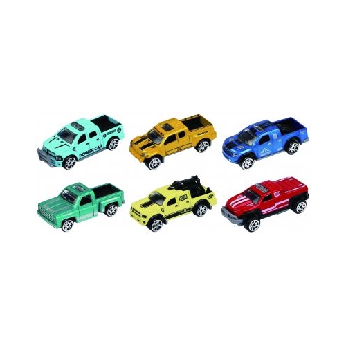 Macheta Die Cast set 3 camionete diverse culori si modele 1/64