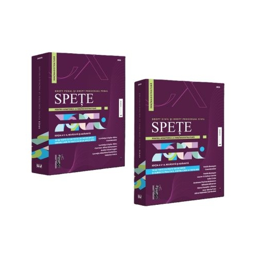 Pachet SPETE drept penal si drept procesual penal si drept civil drept procesual civil 2025 - Vasile Bozesan