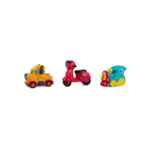 SET 3 VEHICULE ACTIONATE PRIN INERTIE DIVERSE CULORI SI MODELE MOMKI