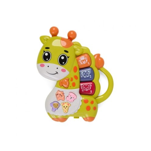 JUCARIE GIRAFA CU LUMINI SI SUNETE VERDE MOMKI