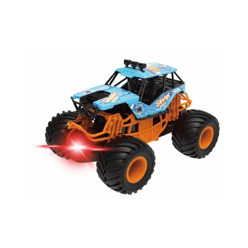 MASINUTA CU LUMINI SUNETE SI FRICTIUNE SCARA 1/24 19CM ALBASTRU