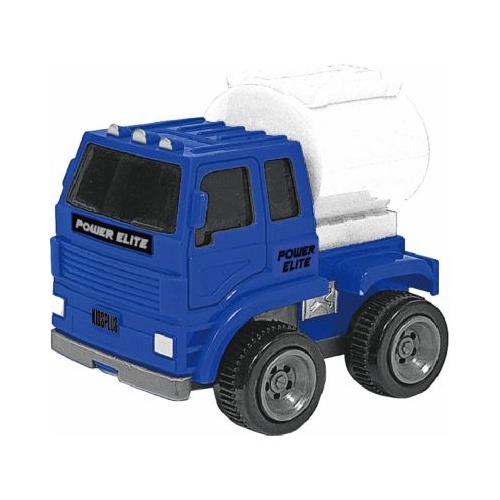 VEHICULE CU FRICTIUNE SCARA 1/43 10CM AUTOCISTERNA ALBASTRA