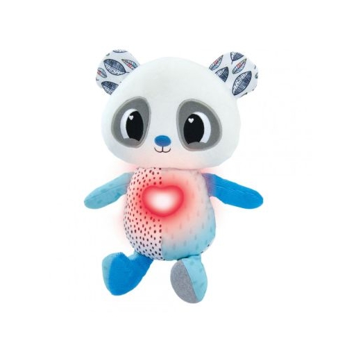 URSULET DE PLUS CU INIMA LUMINI SUNETE SI VIBRATII LAMAZE